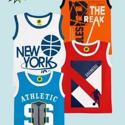 YK Boys 4 Printed Applique T-shirt-image-76