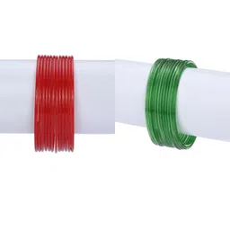 SOMIL Red Alloy Bangle-10