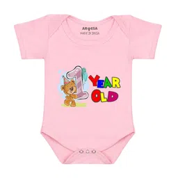 Arvesa Infants Kids Printed Envelope Neck Bodysuit-image-87