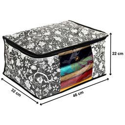 Kuber Industries Black Set of 4 Regular Drawer Organiser Organisers image 5