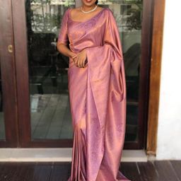 KALINI Ethnic Motifs Woven Design Zari Pure Silk Banarasi Saree-image-78