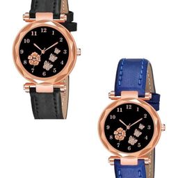 Miss Perfect Women Pack of 2 Printed Dial & Leather Straps Analogue Watch Cvv134-picture-14