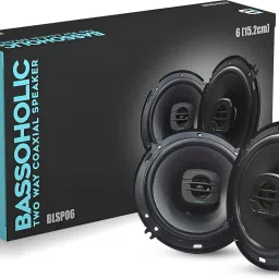 BASSOHOLIC Two Way 6 Inches High Bass BLSP06 Coaxial Car Speaker-20