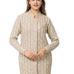 TWENTY ME Women Embroidered Cardigan with Embroidered Detail-image-62