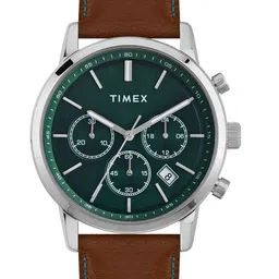 Timex Men Dial & Leather Straps Analogue Watch TWEG294SMU02-17