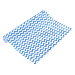 Kuber Industries Blue Set of 1 Regular Shelf Liner Organisers-29