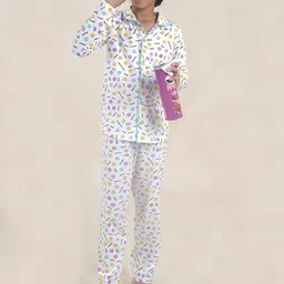 KiddoPanti Graphic Boys Printed Night suit-picture-19