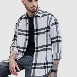 Snitch Men Checked Open Front Jacket image 2