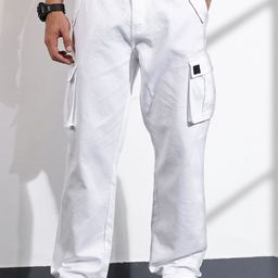 Thomas Scott Men Smart Easy Wash Cargos Trousers-picture-33