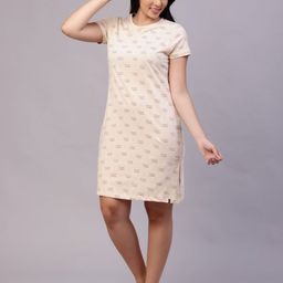 TITTLI Women Typography Printed T-shirt-image-2