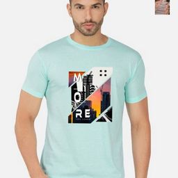 GLOBAL NOMAD Men 2 Printed Bio Finish Applique T-shirt-image-63