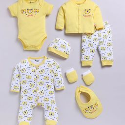 MooNKids Infants Printed Cotton Baby Apparel Gift Set-image-66