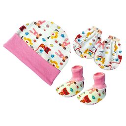 Brandonn Cap Mittens & Booties Set Multi Print - Multicolor image 4
