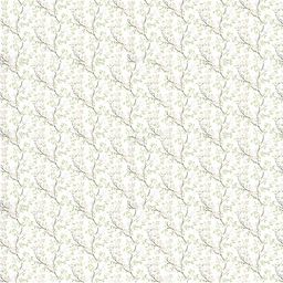 INDIAN ROYALS White & Green Flower Printed Self-Adhesive Wall Sticker-image-68