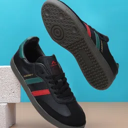 adeboy Men Round Toe Lace-Up Casual Sneakers-image-1