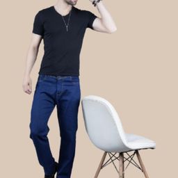 SZN Men Classic Regular Fit Mid-Rise Stretchable Jeans-picture-19