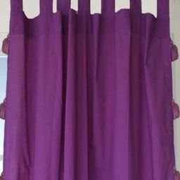 Dekor World Multicoloured Set of 2 Sheer Window Curtain image 3