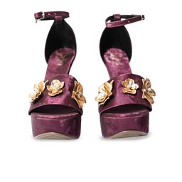 Sana K Luxurious Footwear Women Embellished Party Stiletto Sandals with Buckles-image-41