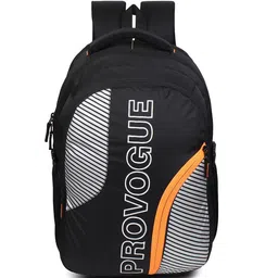 Provogue Unisex Brand Logo Printed Backpack with Compression Straps-9