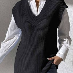 bebe Women Sweater Vest Sweater-image-65