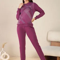 Sweet Dreams Women Printed Round Neck Night Suits-picture-41