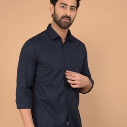 Crimsoune Club Men Classic Slim Fit Opaque Printed Casual Shirt-image-99