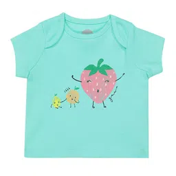 mothercare Girls Graphic Printed Round Neck Cotton T-shirt-image-84