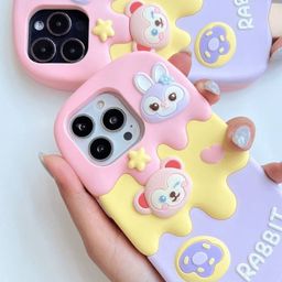 CASE CREATION Cartoon Characters Printed iPhone 15 Back Case Mobile Accessories-17