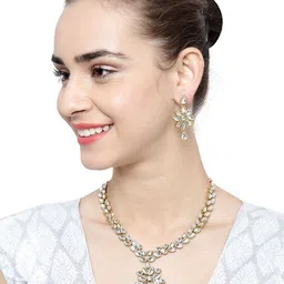 Shining Diva Gold-Plated Kundan Stone Studded Jewellery Set-picture-54