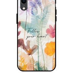 QRIOH Floral Printed iPhone XR Back Case Mobile Accessories-image-16