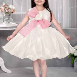 Lagorii Embellished Satin Fit & Flare Dress-image-9