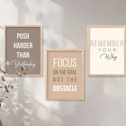 Motivational Wall Art With Frame Home Decor Wall Painting For Living Room Office Bedroom-image-86
