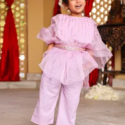 Thread & Button Girls Sunshine Sequin Kaftan Set image 3