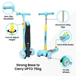 R for Rabbit Road Runner The Smart And Smooth Kids Scooter - Blue image 5