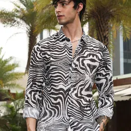 Campus Sutra Men Comfort Printed Casual Shirt-picture-19