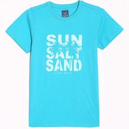 Allen Solly Junior Boys Typography Printed Round Neck Cotton T-shirt-picture-22
