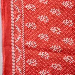 KALINI Floral Printed Block Print Saree image 3