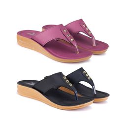 BERSACHE Women Open Toe Flats-image-15
