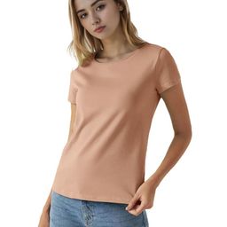 Radprix Women Drop-Shoulder Sleeves Pockets T-shirt-image-20