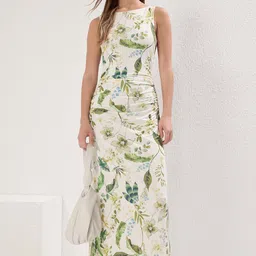 Trendyol Women Floral Printed Sheath Maxi Dress-picture-10