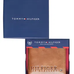 Tommy Hilfiger Men Textured Leather Two Fold Wallet-image-12