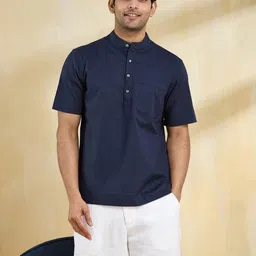 Fabindia Men Opaque Casual Shirt-image-79
