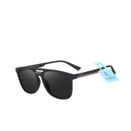 FUNGLASSES Unisex Aviator Sunglasses with UV Protected Lens VINCET BLK-49