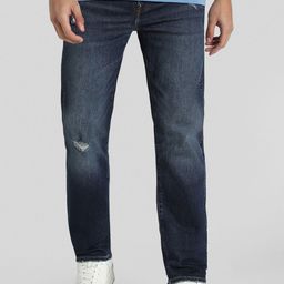 AMERICAN EAGLE OUTFITTERS Men AirFlex+ Low Distress Straight Fit Jeans-image-100