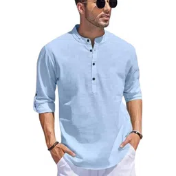 Classycollar Men Cotton Straight Kurtas-picture-52