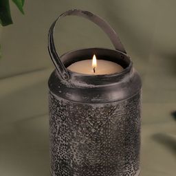 DECOR BAE Black Metal Tealight Candle Holder-image-24