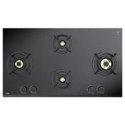 KAFF ASF 94V Toughened Glass Top 4 Burner Automatic Hob (Flame Failure Device, Black)-image-92