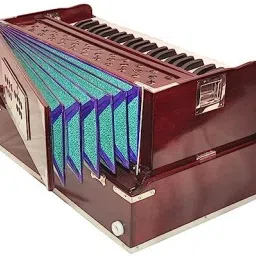 khalsa musical 42 Keys, 7 Bellow, Harmonium With High Sound With Free Bag 42 Keys, 7 Bellow, Harmonium With High Sound With Free Bag 3.5 Octave Hand Pumped Harmonium image 2