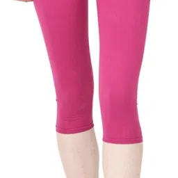 3/4th leggings Women Purple Capri-image-58