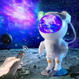 THE QUIRKY HOME Astronaut Galaxy Ceiling Projector Lamp with Remote Control Ideal Gift for Kids, Table Lamp-12